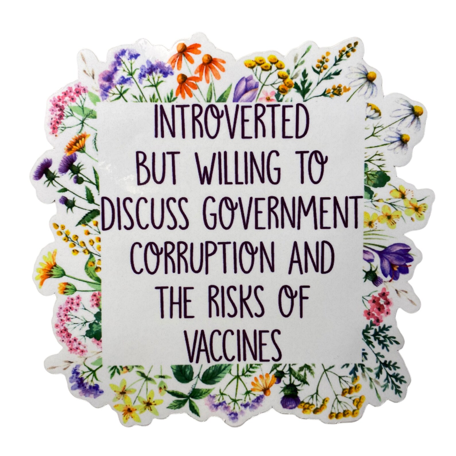 Floral introvert Etsy