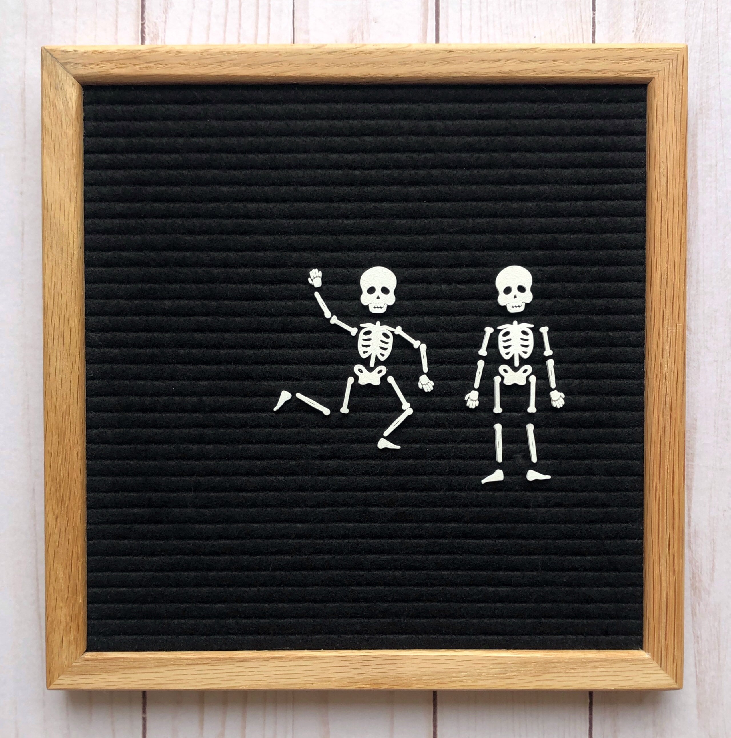 Skeleton Reminder Disconnected Skeleton Icon Set, Halloween Letterboard, Letterboard ...