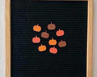 Mixed Colors Pumpkins Icon Set, letterboard pumpkins, feltboard pumpkins, fall letterboard, Halloween letterboard, messageboard, fall decor