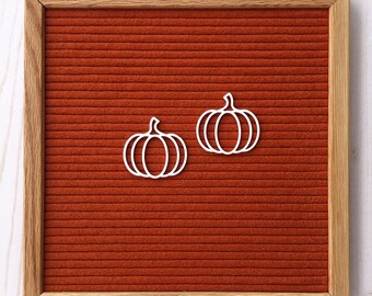 Pumpkin Outline Icons, Letter board pumpkins, feltboard pumpkins, halloween letterboard, fall letter board, letterboard accessories