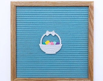 Easter Basket for Letterboards and Feltboards