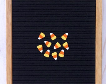 Candy Corn Icons Set, letterboard candy corn, feltboard candy corn, Halloween letterboard, Halloween feltboard, candy corn sign, Letter sign