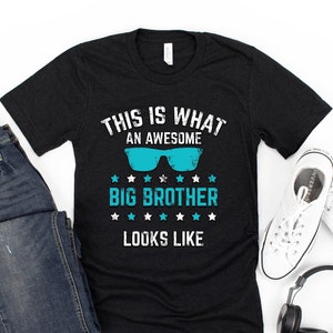 Big Brother Gift / Big Brother Tshirt / Brother T Shirt / New Brother / Gift For Big Brother / Brother Announcement / Big Little Brother