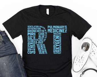 Terapeuta Respiratorio / Camisa / Camiseta sin Mangas / Sudadera con Capucha / Crop Top / Regalo de Terapeuta / Regalos de Terapeuta / Camiseta de Terapeuta / Regalo para Terapeuta