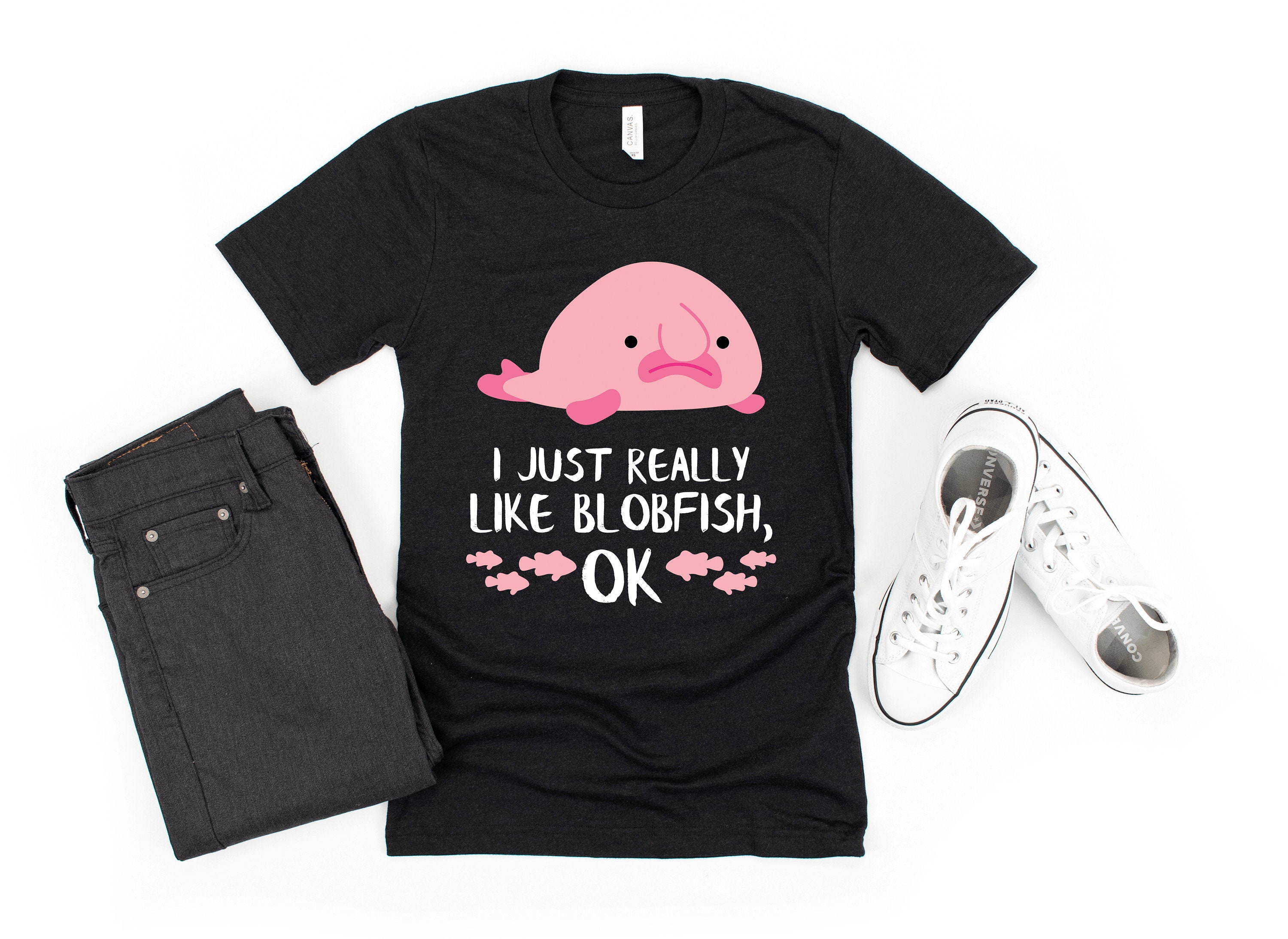 Blobfish ate my homework Meme ugly blob fish T-Shi T-Shirt