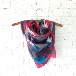Brush Strokes Silk Scarf  |  Artist, Painter Scarf