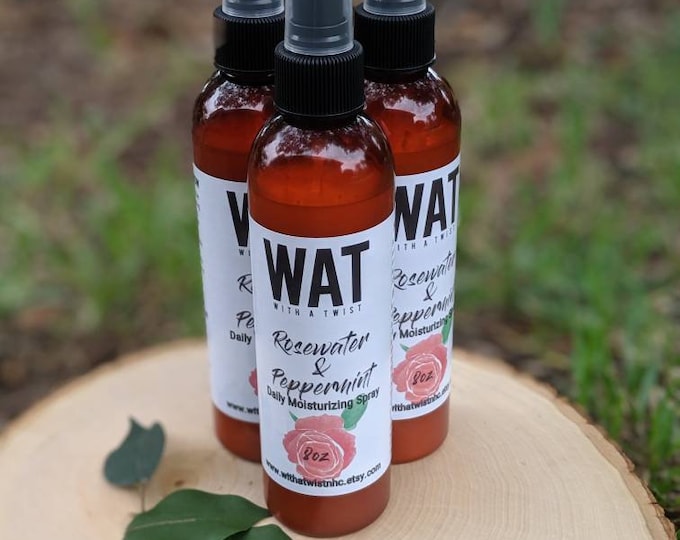 Rosewater and Peppermint Moisturizing Spray