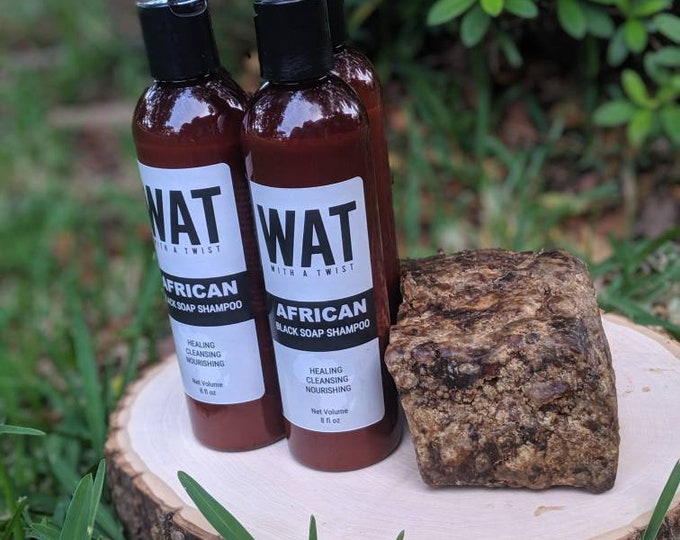 Liquid African Black Soap  | Anti-bacterial | Anti-fungal | Moisturizing
