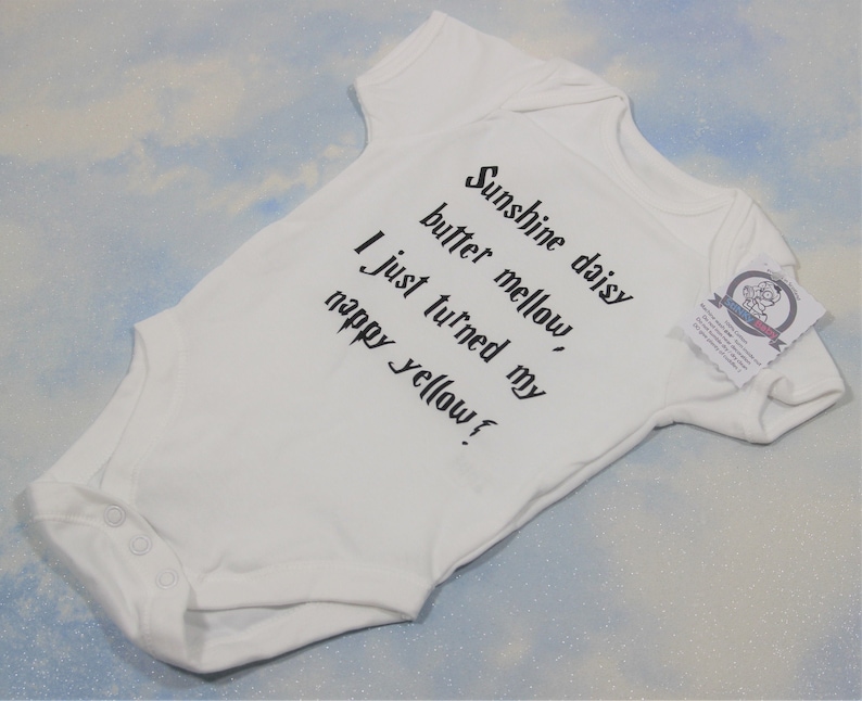 SUNSHINE DAISY Butter Mellow Harry Potter Babygrow Baby Grow Etsy