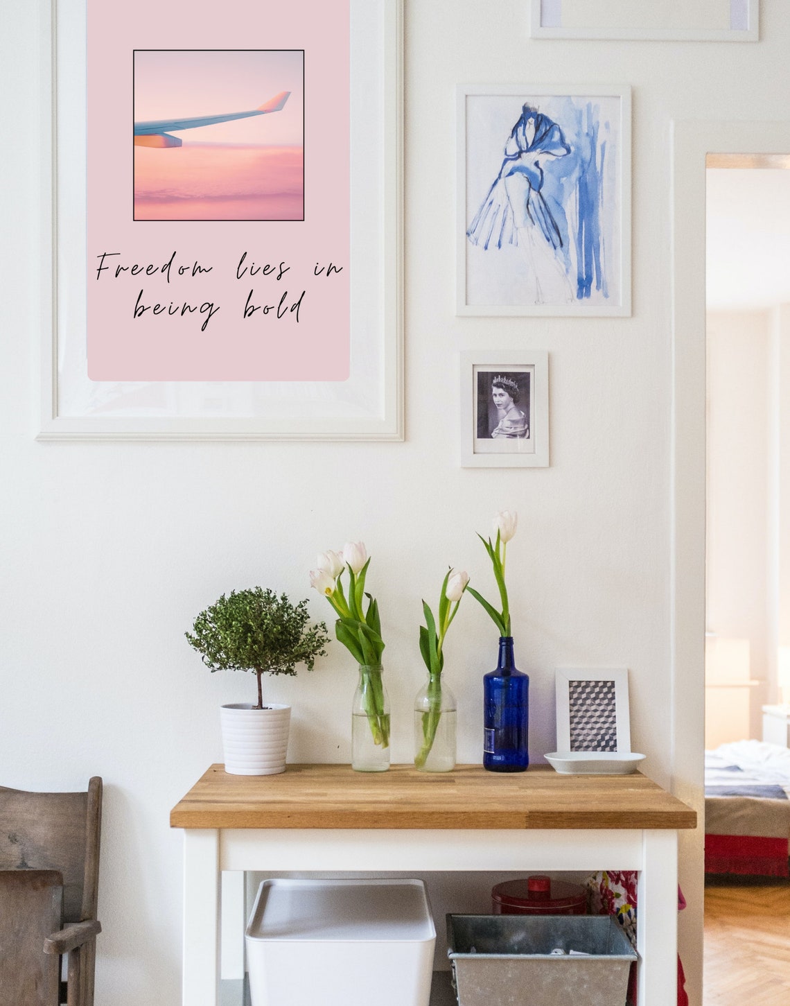 Printable wall Art Quote Freedom Etsy