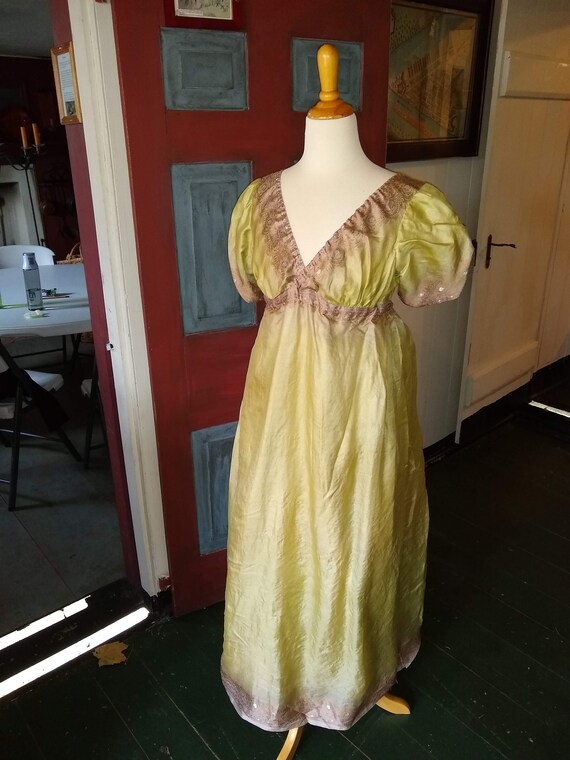 regency ball gown