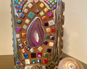 Cinnabar Mosaic Vase