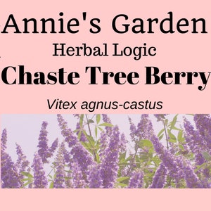 Chaste Tree Berry (Vitex Berry) Organic Herbal Tincture - Herbal Extract