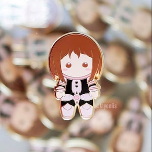 Gravity, Hard Enamel Pin, Fanart Character Pin, Cute Hard Enamel Lapel Pin Badge, Backpack Pin, My Hero Anime Manga Enamel Pin Gift
