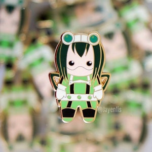 Frog, Hard Enamel Pin, Fanart Character Pin, Cute Hard Enamel Lapel Pin Badge, Anime Pins for Backpacks