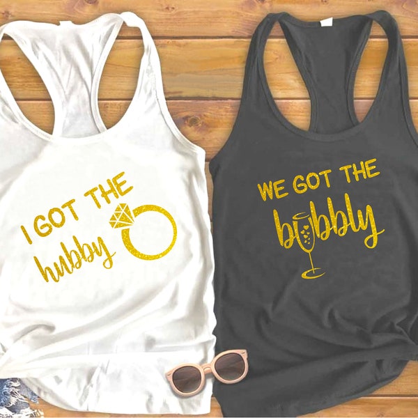 I Got Hubby Tank, I Got Hubby Shirts, Bachelorette Party Shirts, Bachelorette Party Tank Tops, Bridal Party Tanks, Bridesmaid Shirts