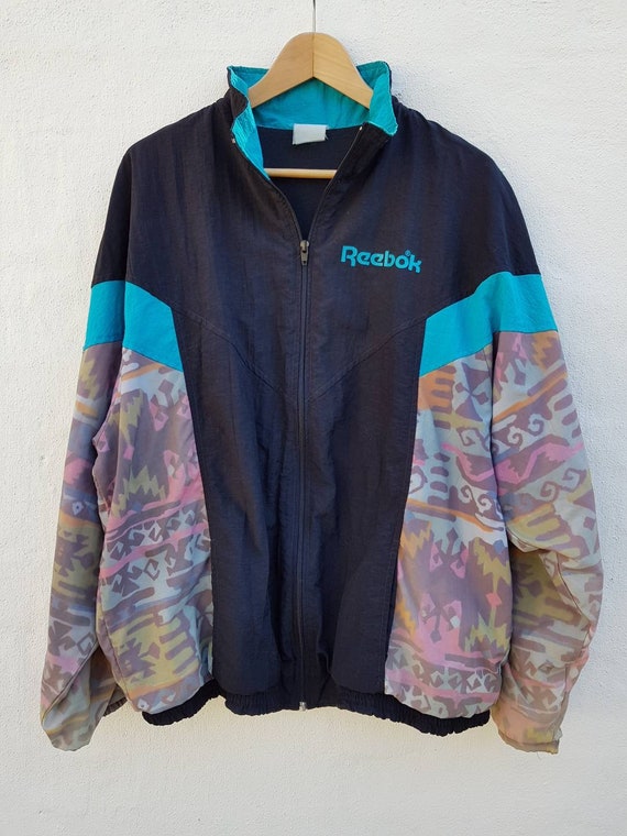 vintage reebok windbreaker mens