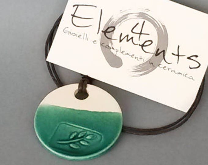 Pendentif Collanec Céramique Antique - Style Grèce, Étrusque, Rome, Égypte Hathor