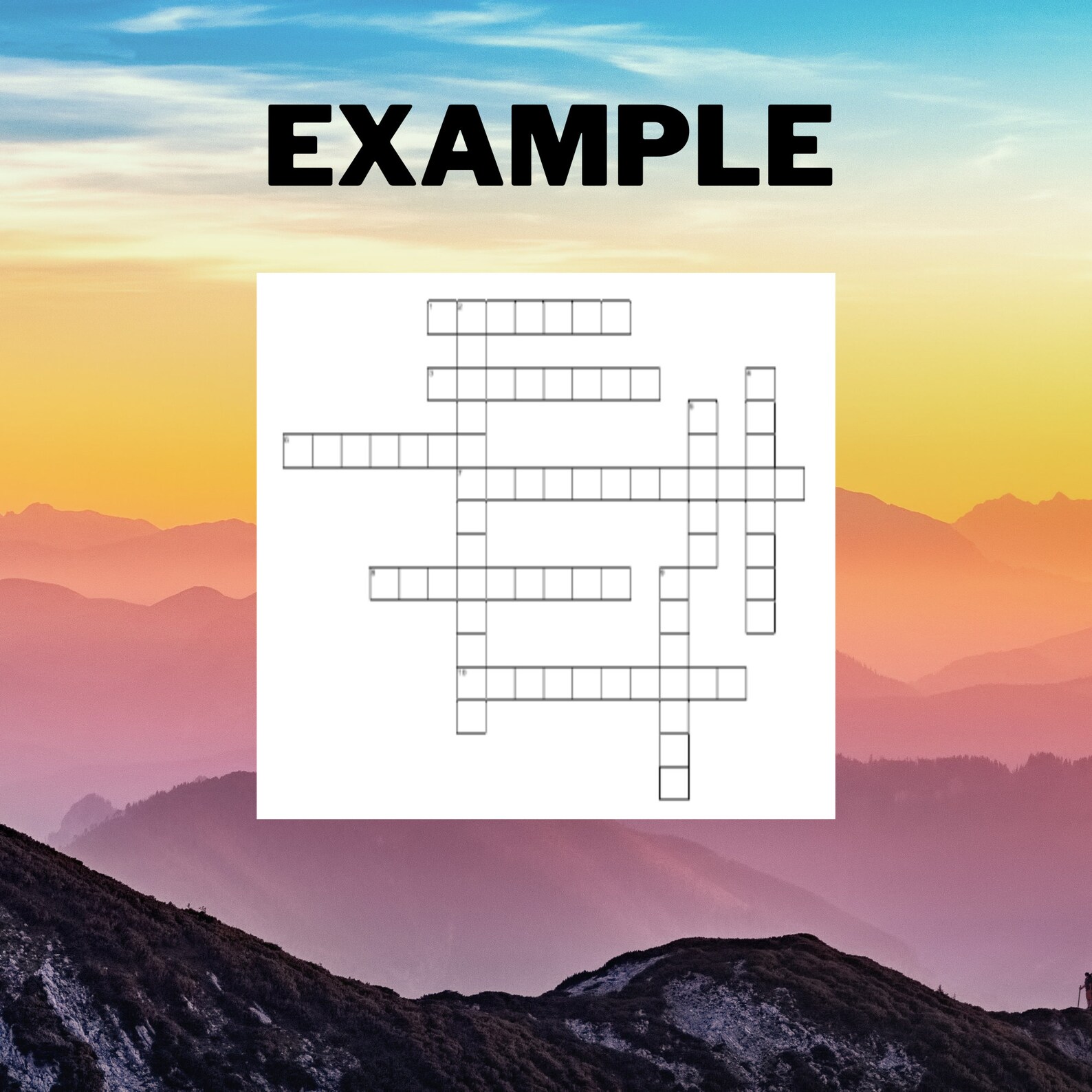 GEOGRAPHY Crossword Puzzles for All Instant Download Printable Etsy