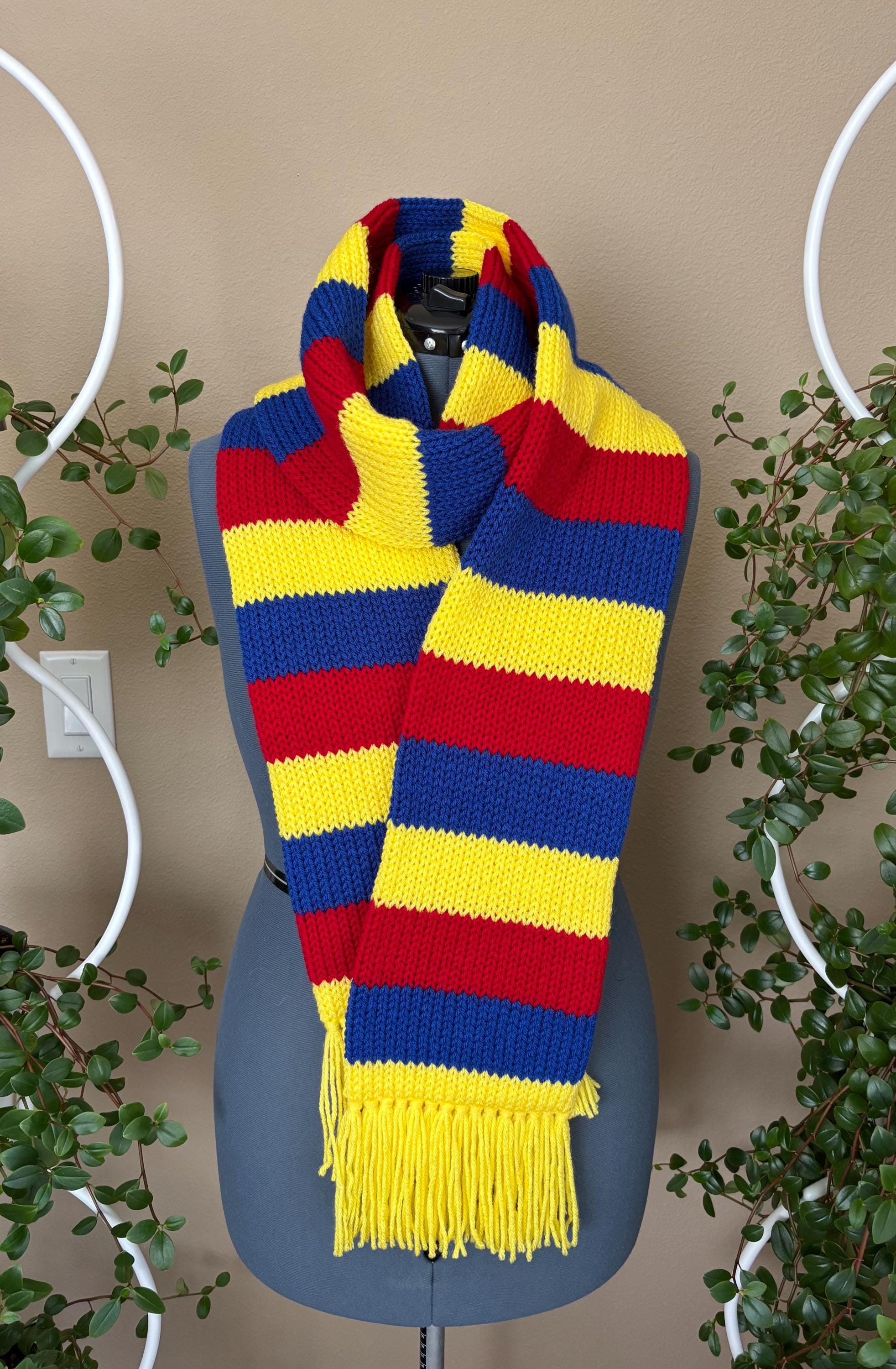 Acrylic Striped Scarf, in the Style of Deku - Etsy