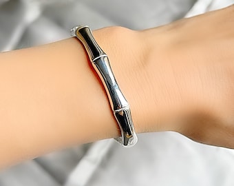 ヴィンテージ シルバー バンブー バングル ブレスレット - Etsy 日本 ヴィンテージ シルバー バンブー バングル ブレスレット - Etsy 日本