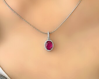 Details about   Ruby Gf Handmade Natural Gemstone Pendant 7.87 Ct 10k Rose Gold Jewelry