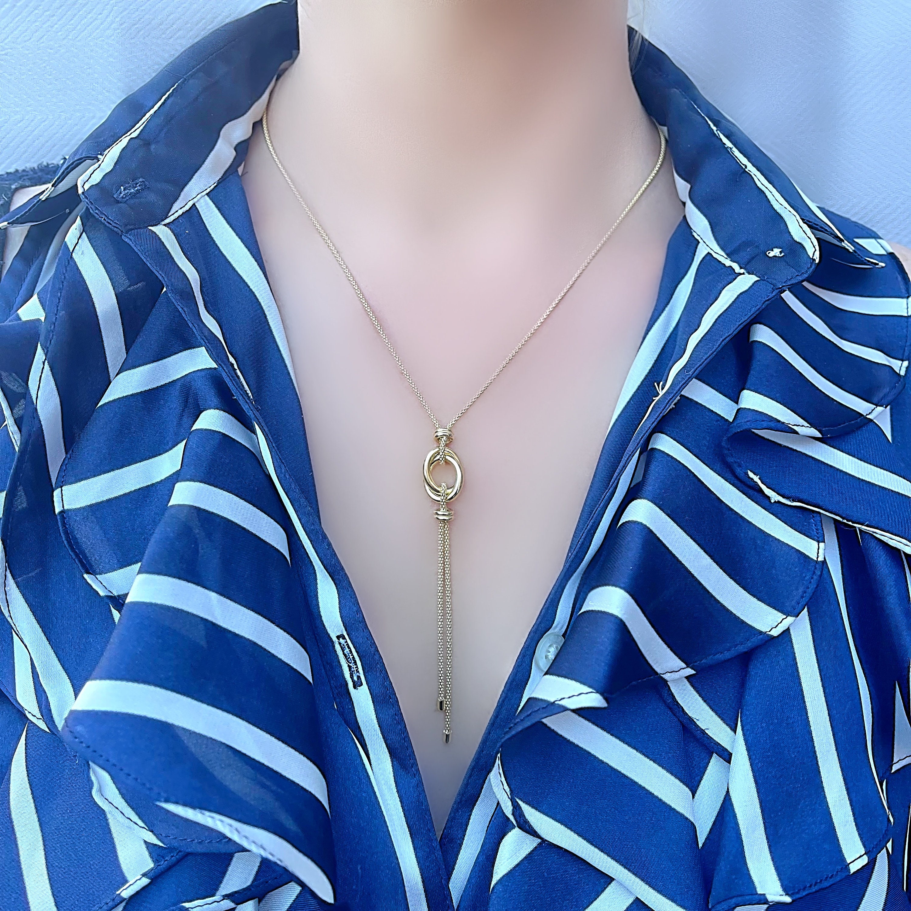 VINTAGE HOLLYWOOD★Lump Knotted Necklace il_fullxfull.5548882703_mdyg.jpg