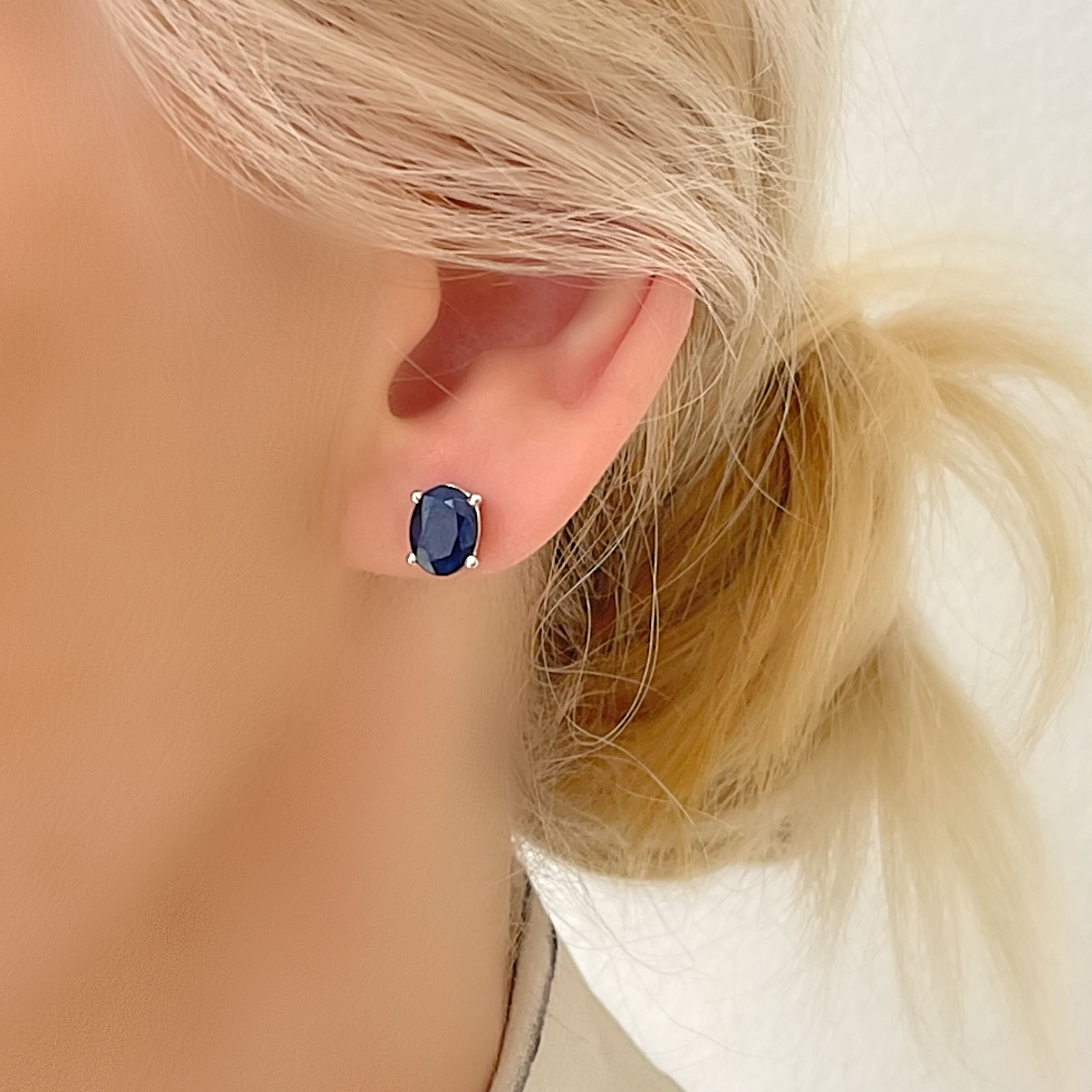 ピアス [KATENKELLY] Pretty Oval Capri Blue Earrings BerkleyEarringinBlues_lores_a0
