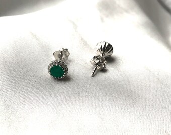 Emerald store earrings pandora