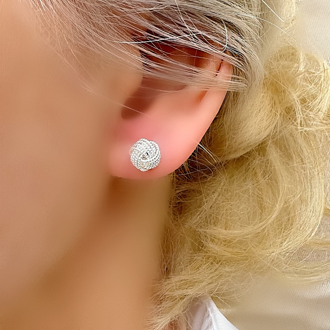 【Sentiments】NO.247 EARRING Roberto Coin 18k Yellow Gold 0.07cttw Diamond Princess
