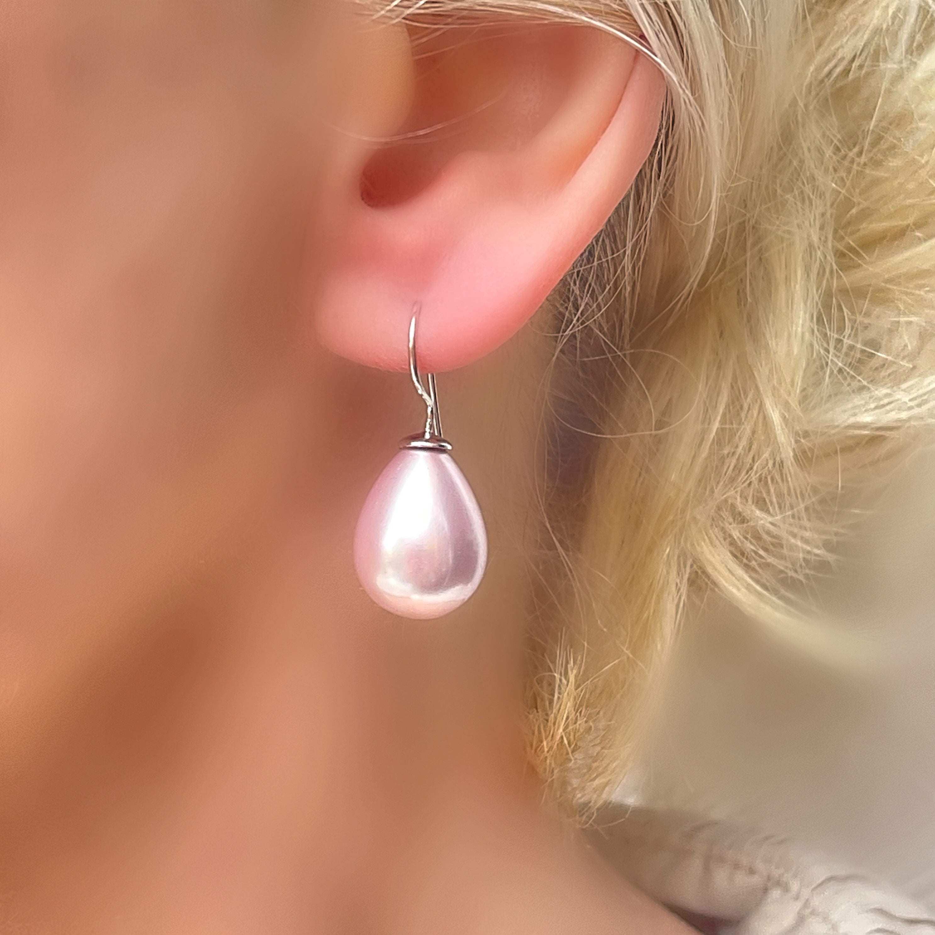 ピアス Soft Dew Silver Pink Earrings Amazon.com: 3 Pairs Pink Earrings Set 925 Sterling Silver