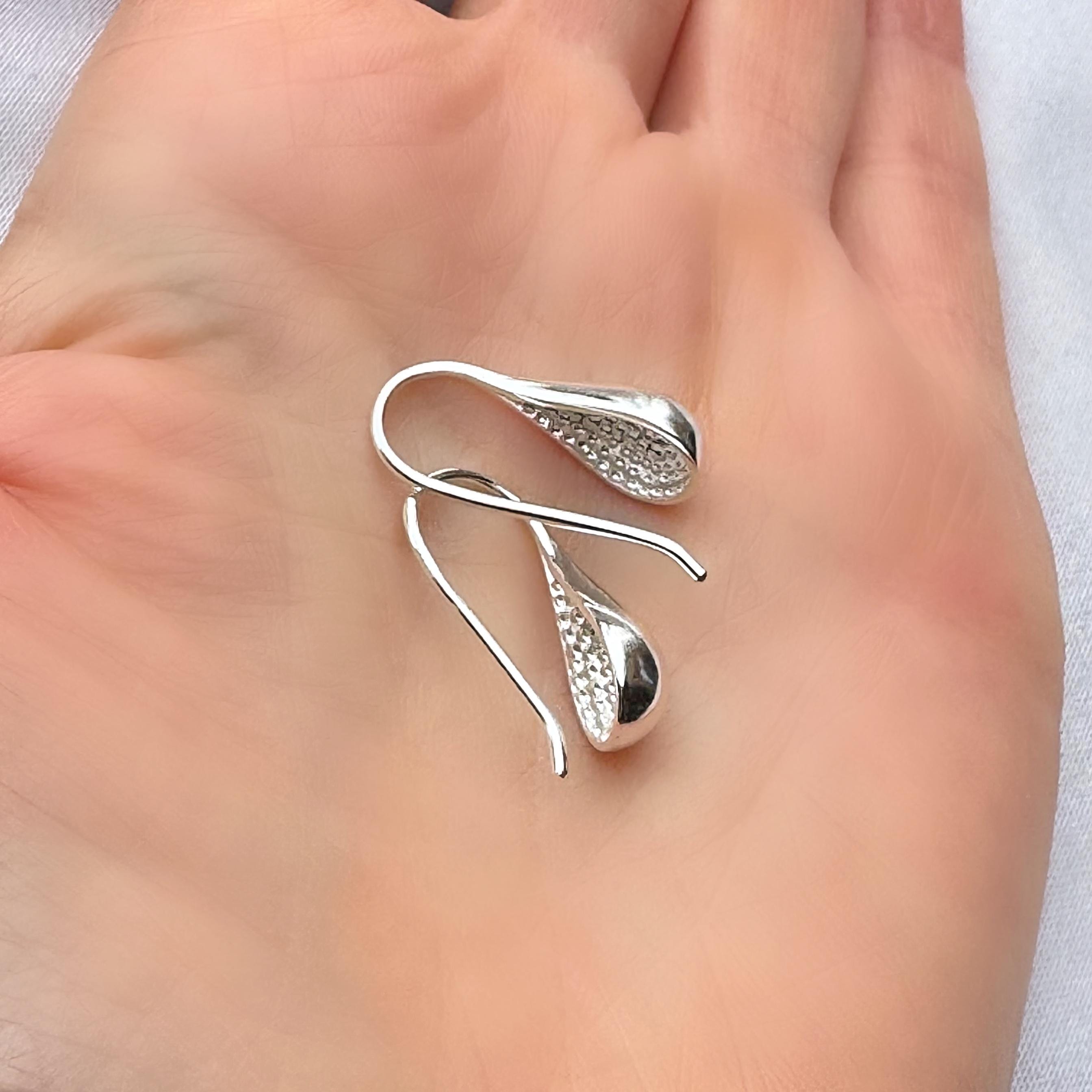 Orecchini Pendenti A Goccia In Lapislazzuli E Argento 925 | Regalo Donna Natale - 2