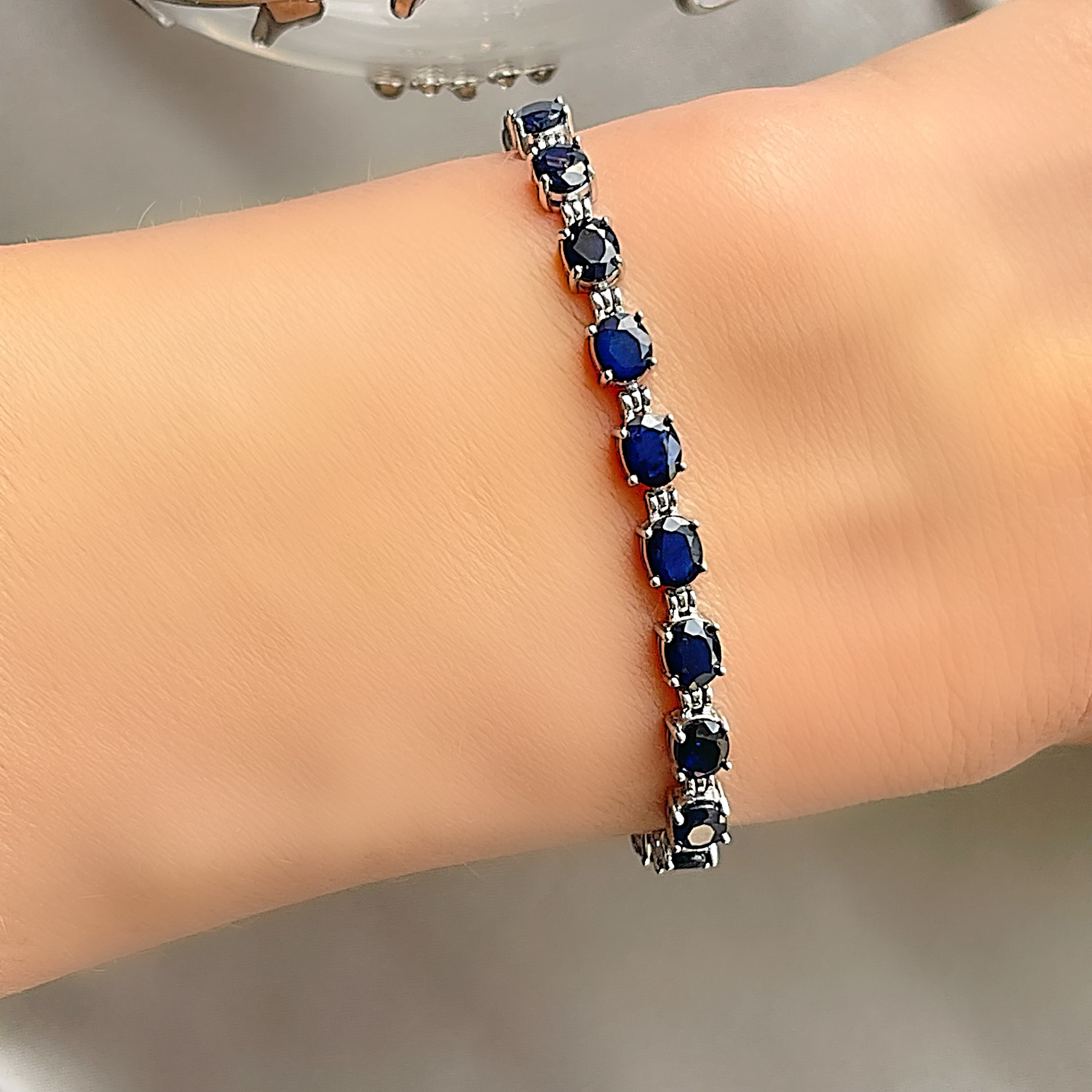 Real sapphire shop bracelet