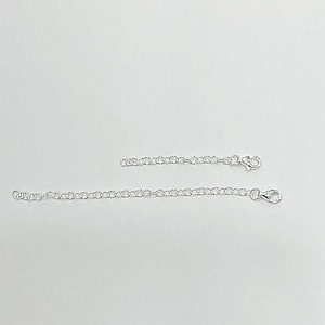 Sterling Silver Chain Extension Extender with Lobster Clasp