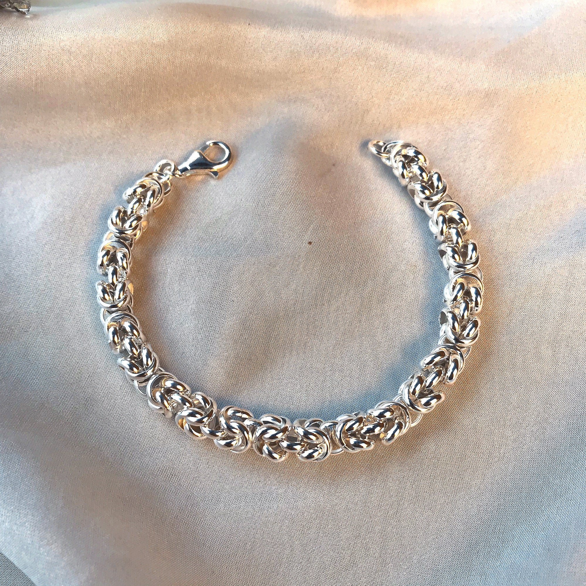 Rio Grande Sterling Silver Byzantine Chain Mail Bracelet Kit