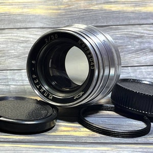 Jupiter-8 2/50 - fast lens M39/M42 for rangefinder cameras, rare vintage lens