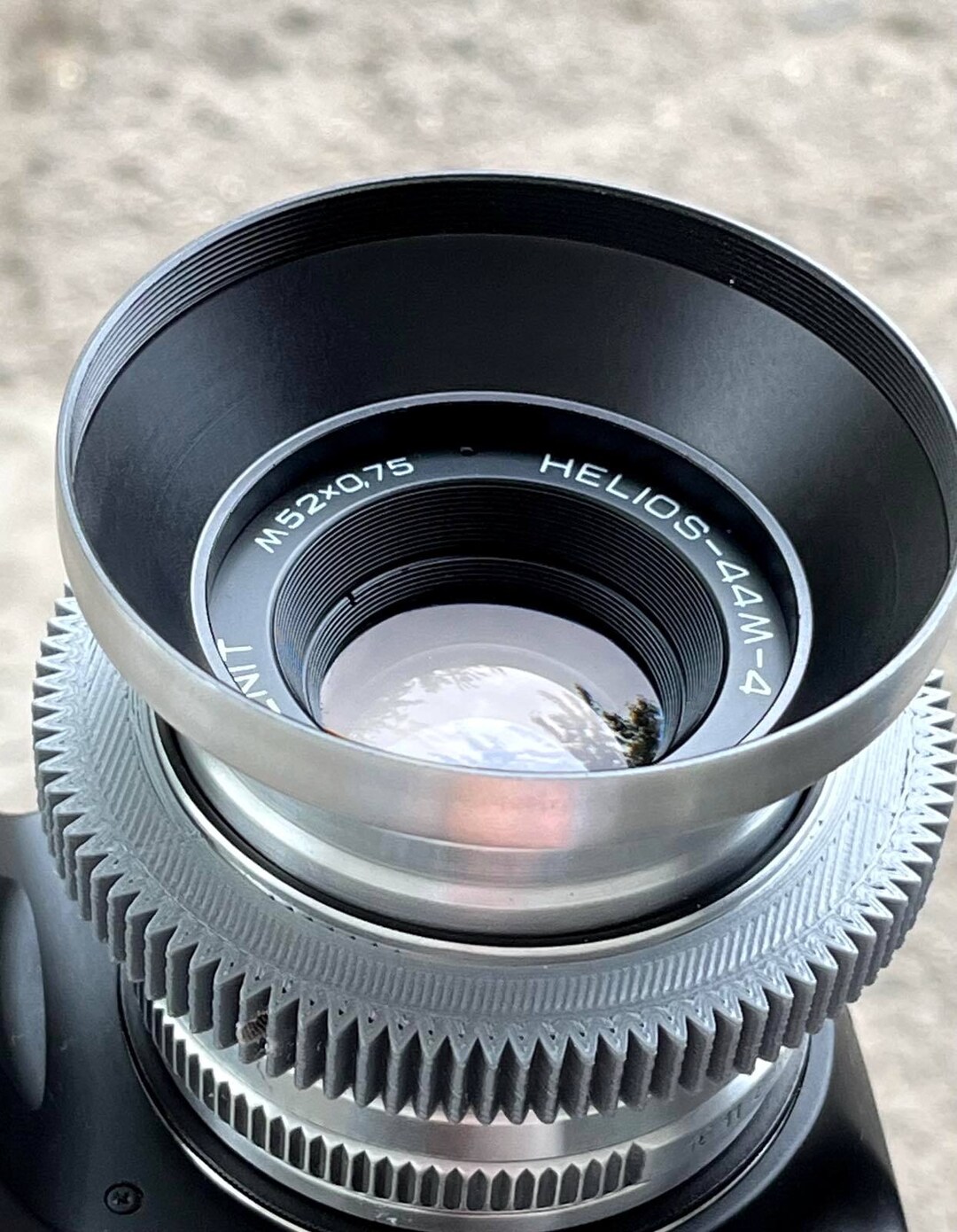 アナモルフィック HELIOS-44 M-4 2/58mm シルバーレンズ M42マウント