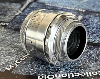 Helios-44-2 58 mm F2-lens met een adapter naar keuze Sony E (NEX), nikon, canon ef, micro 4/3, fujifilm fx, Sovjet-lens Helios 44 zilver