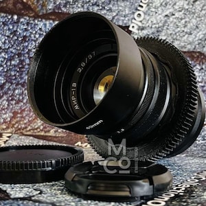 Mir-1B Anamorphic Cinema Lens 37mm f2.8, M42-E Adapter, Oval Bokeh
