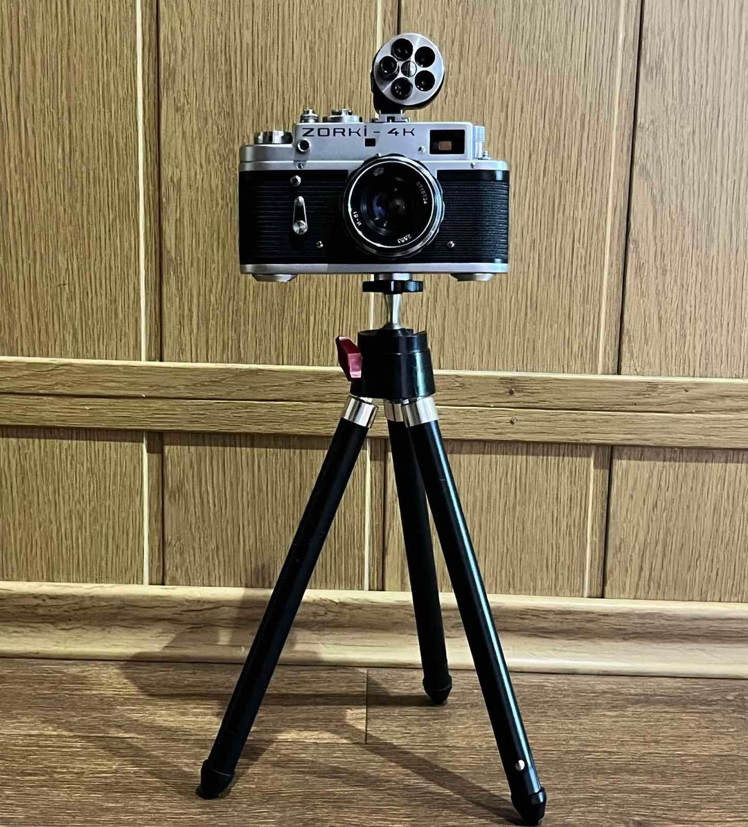 Buy Zorki-4k Soviet Rangefinder Film Camera With Industar-61 Lens  Viewfinder Tripod Online in India