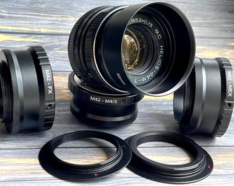 Obiettivo MС Helios 44М-7 2/58 (M42), bokeh vorticoso, con qualsiasi adattatore di tua scelta Sony E (NEX), nikon, canon EF, micro 4/3, fujifilm fx