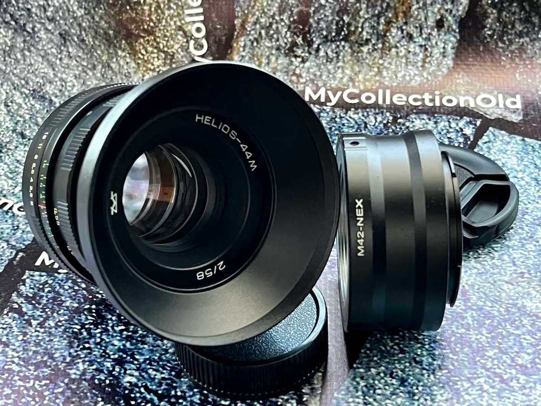 HELIOS-44 M レンズ 2/58 mm M42 マウント、Sony E NEX アダプター
