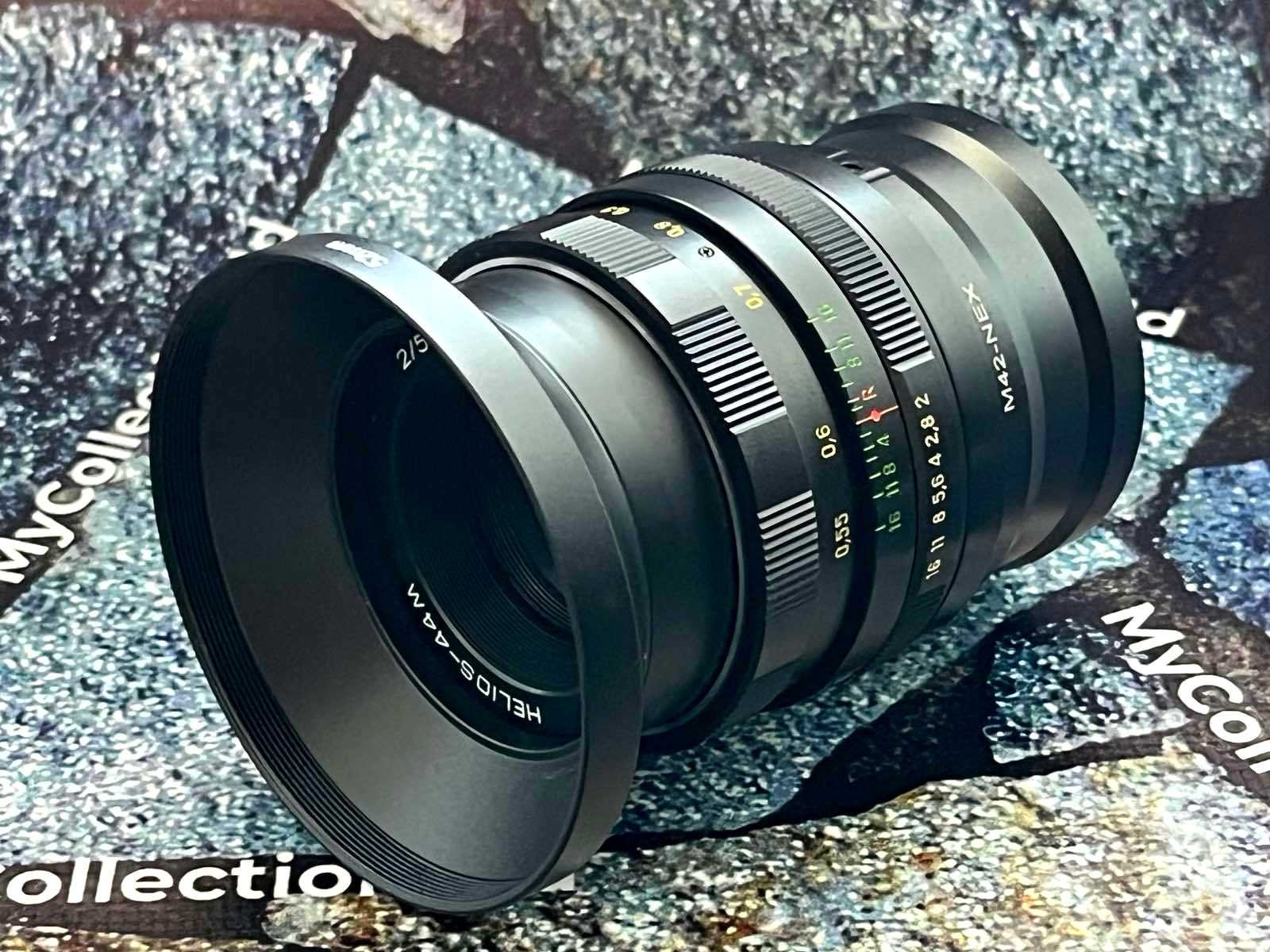 HELIOS-44 M レンズ 2/58 mm M42 マウント、Sony E NEX アダプター