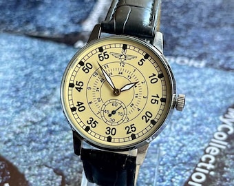 Pobeda wristwatch, vintage men's watch, mechanical watch