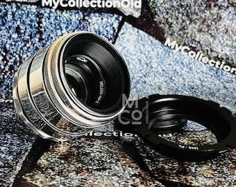 Helios 44-2 KMZ-lens 58 mm f/2 met M42-naar-PL-montageadapter, vintage cinelens