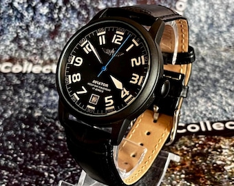 Vintage pilotenhorloges, herenpolshorloges