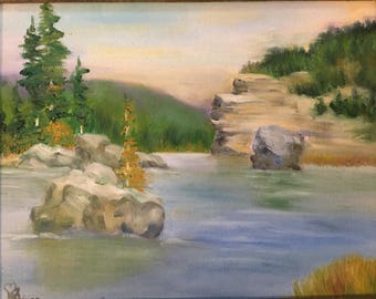The Lake Oil Painting