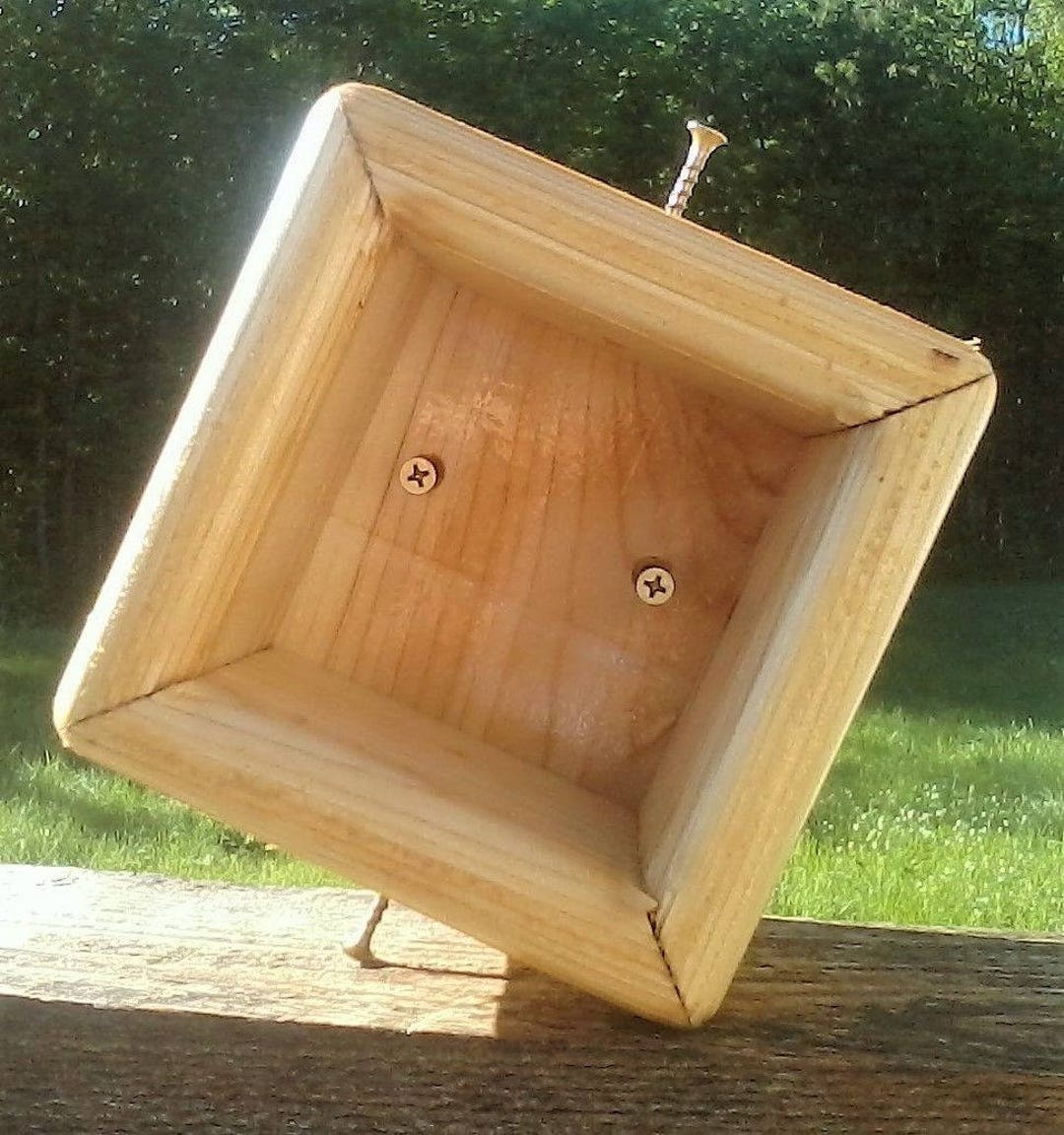 4x4 Post Mount for Bird Feeders or Bird House Cedar Wood TBNUP 1S - Etsy