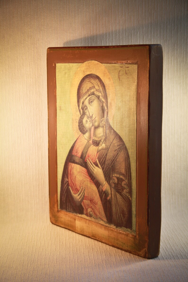 Icon of Our Lady of Vladimir image 4
