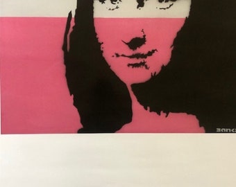 Original Moco Museum Poster Banksy Pulp Fiction Amsterdam